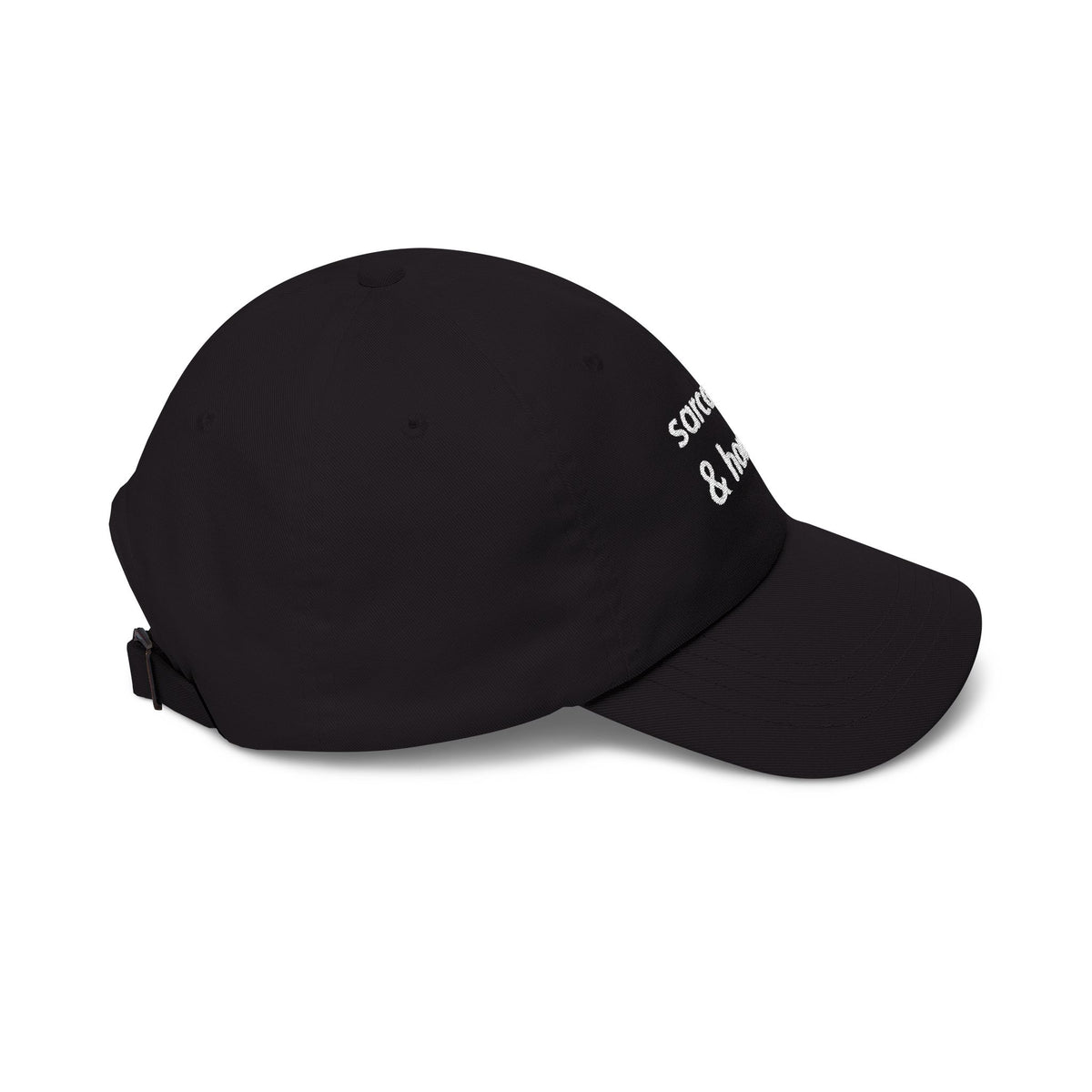 Sarcastic & Honest Hat, Funny Graphic Embroidered Dad Cap, Cute Y2K Aesthetic Unisex Headwear