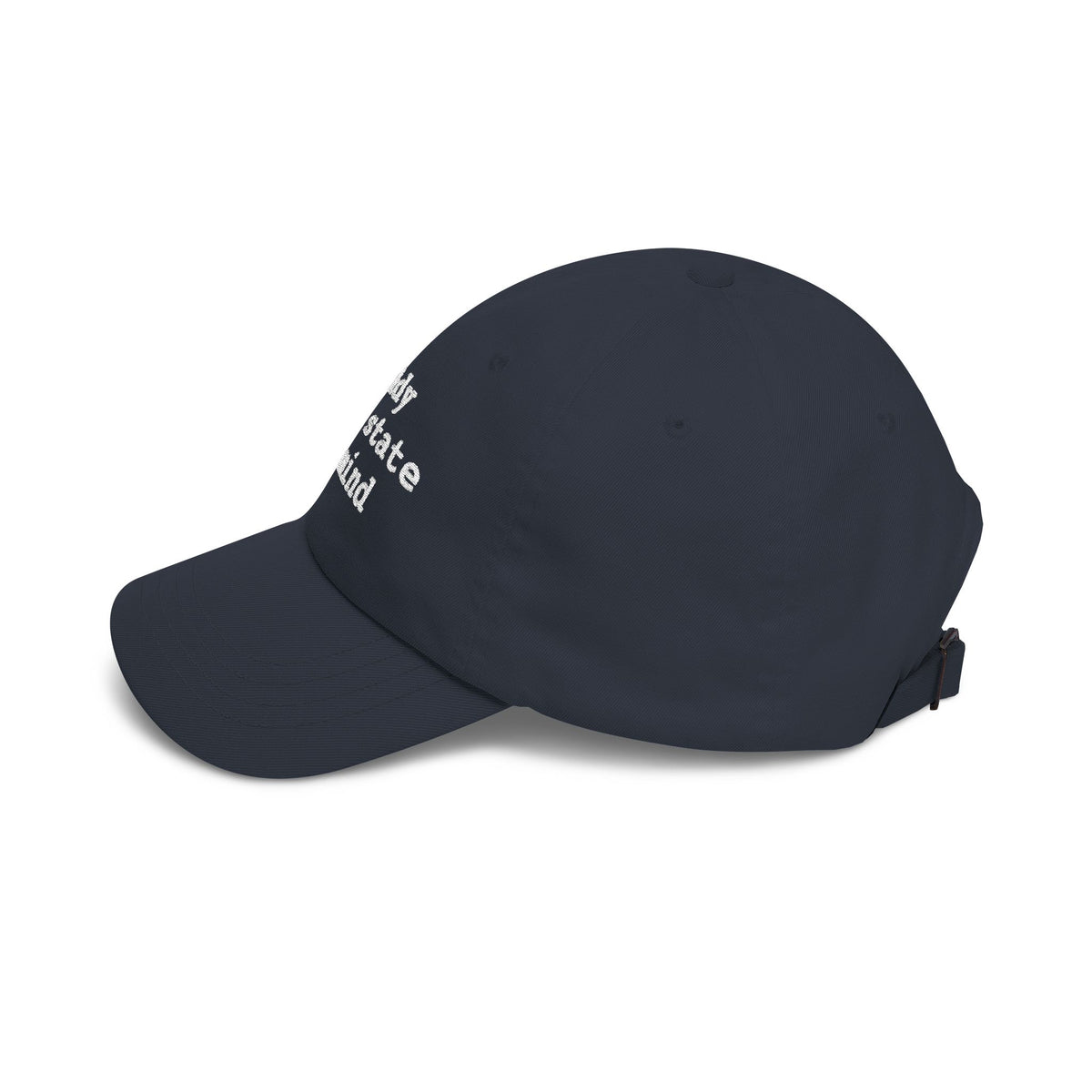 Daddy Is A State Of Mind Hat, Funny Graphic Embroidered Dad Cap, Cute Y2K Aesthetic Unisex Headwear