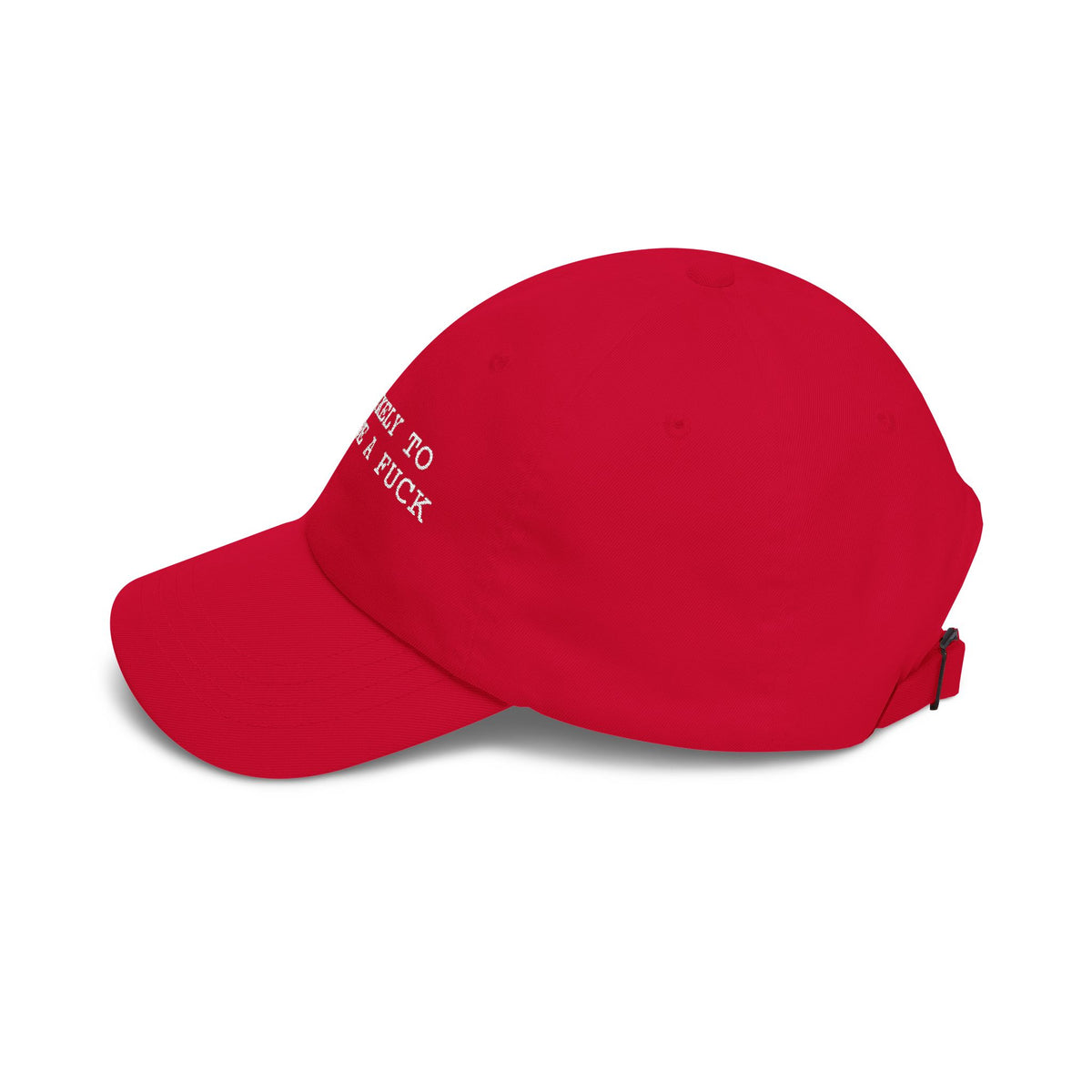 Most Likely To Not Give A Fuck Hat, Funny Graphic Embroidered Dad Cap, Cute Y2K Aesthetic Unisex Headwear