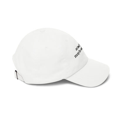 Actually Yeah Maybe Today Satan Hat, Funny Graphic Embroidered Dad Cap, Cute Y2K Aesthetic Unisex Headwear