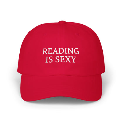 Reading Is Sexy Hat, Funny Graphic Embroidered Dad Cap, Cute Y2K Aesthetic Unisex Headwear