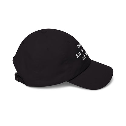 Daddy Is A State Of Mind Hat, Funny Graphic Embroidered Dad Cap, Cute Y2K Aesthetic Unisex Headwear