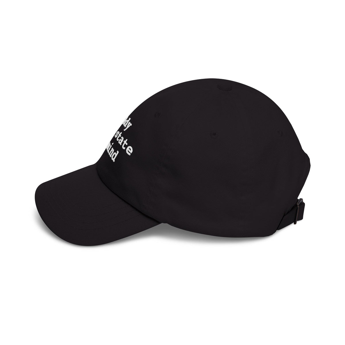 Daddy Is A State Of Mind Hat, Funny Graphic Embroidered Dad Cap, Cute Y2K Aesthetic Unisex Headwear